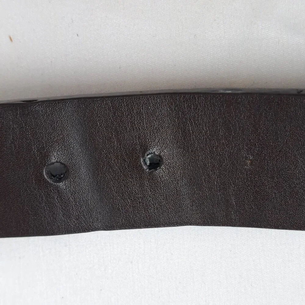 True Religion Classic Dark Brown Casual Belt Size 36
